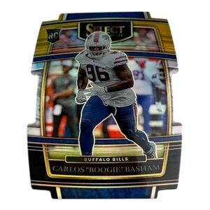 2021 Panini Select Carlos Boogie Basham Buffalo Bills RC Die-Cut Prizm No 92